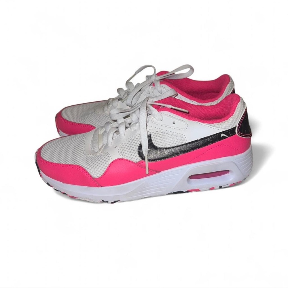Women's Nike Air Max SC shoe pink multi swoosh